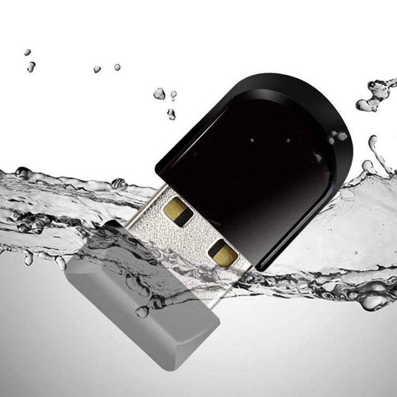 Pen drive usb super pequeno, flash drive 64gb 32gb 16gb 8gb 4gb à prova d'água
