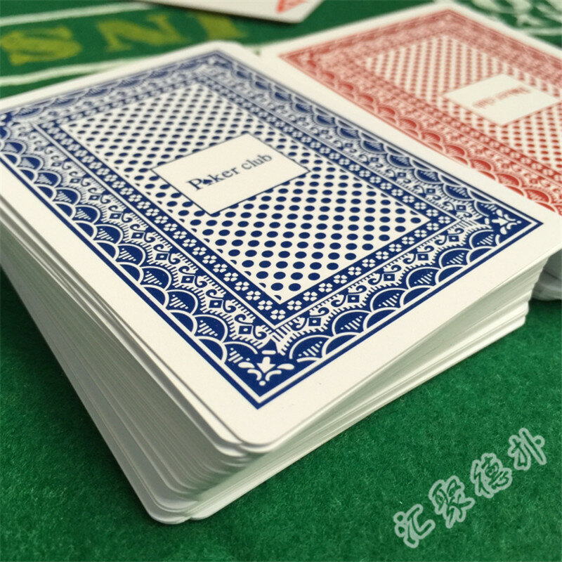 2 pz/set Baccarat Texas Hold'em plastica impermeabile Scrub carte da gioco Poker Club carte giochi da tavolo 2.48*3.46 pollici Yernea