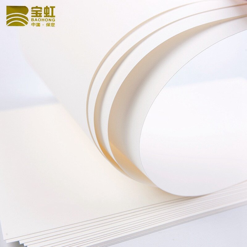 Baohong-Papel de Acuarela profesional, 100% algodón, 300g, 20 Sheetes, papel de Color agua, suministros de arte