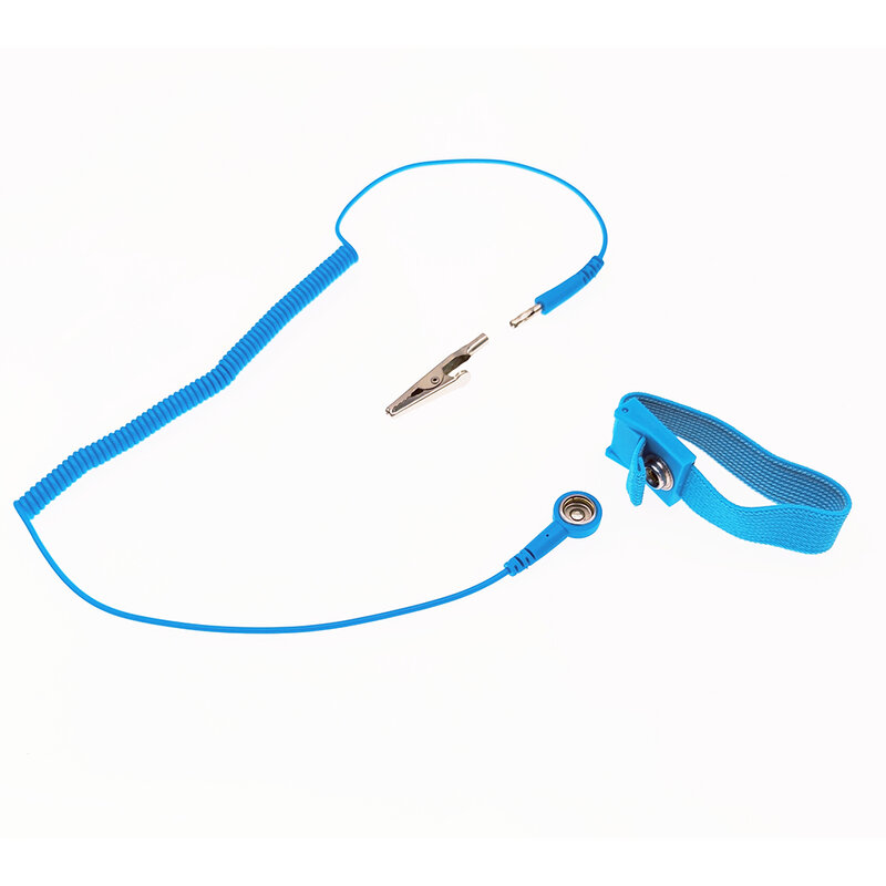 Pu Hoge Elasticiteit Anti Statische Armband Elektrostatische Verstelbare Esd Verstelbare Polsband