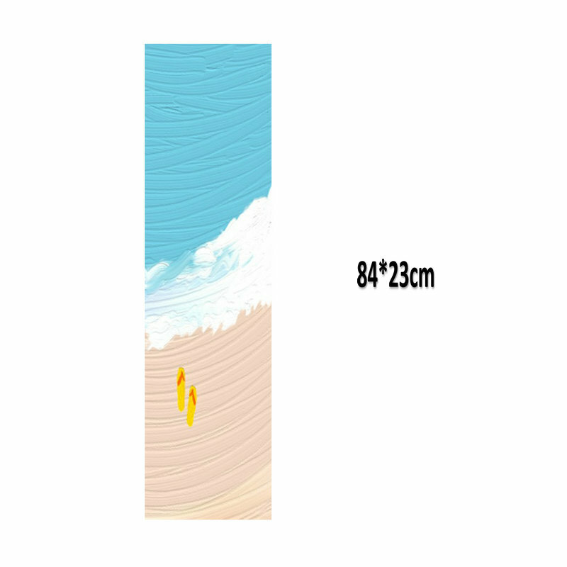 OS780 المهنية لوح التزلج الصنفرة مزدوجة مشوه مقاوم للماء ارتداء مقاومة شخصية نمط ملصق الرسوم المتحركة دروب شيب