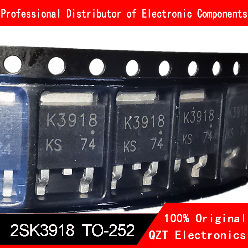 Transistors à effet de champ MOS 2SK3918 TO-252, 10 pièces/lot