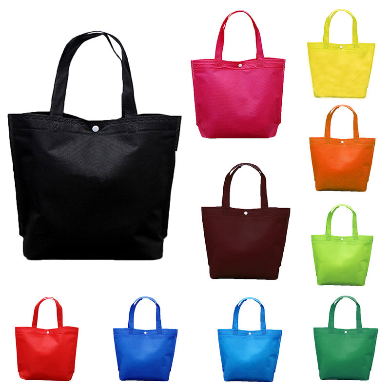 Многоразовая складная сумка для покупок, прочная Нетканая Сумка-тоут для хранения продуктов, экологически чистые мешки для продуктов, новое поступление