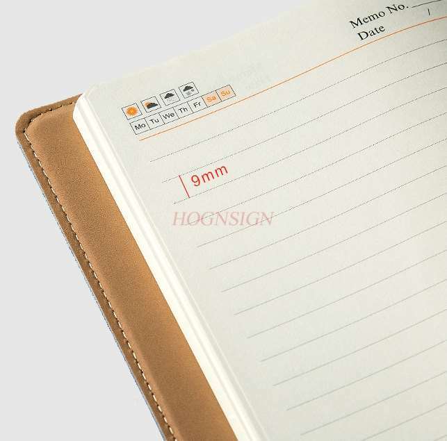 Business notebook schreibwaren a5 buch tagebuch einfache leder schnalle notizblock
