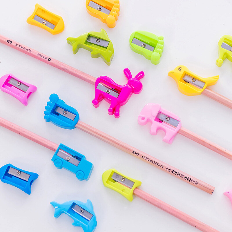 Dl sul-coreano crianças criativo papelaria apontador de lápis apontador de lápis bonito dos desenhos animados kawaii atividades prêmios