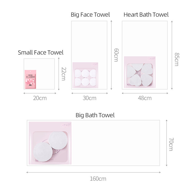 Asciugamani da bagno monouso in cotone compresso ultraleggero portatile da viaggio asciugamani da bagno assorbenti per esterni