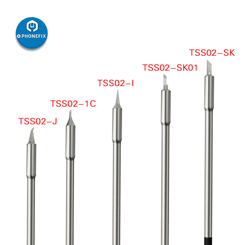 Appels originaux ICK TSunder A Station de expédiBGA Pointe de fer à souder TSS02-SK TSS02-I TSS02-1C TSS02-J TSS02-KK outils de stylo de fer à souder