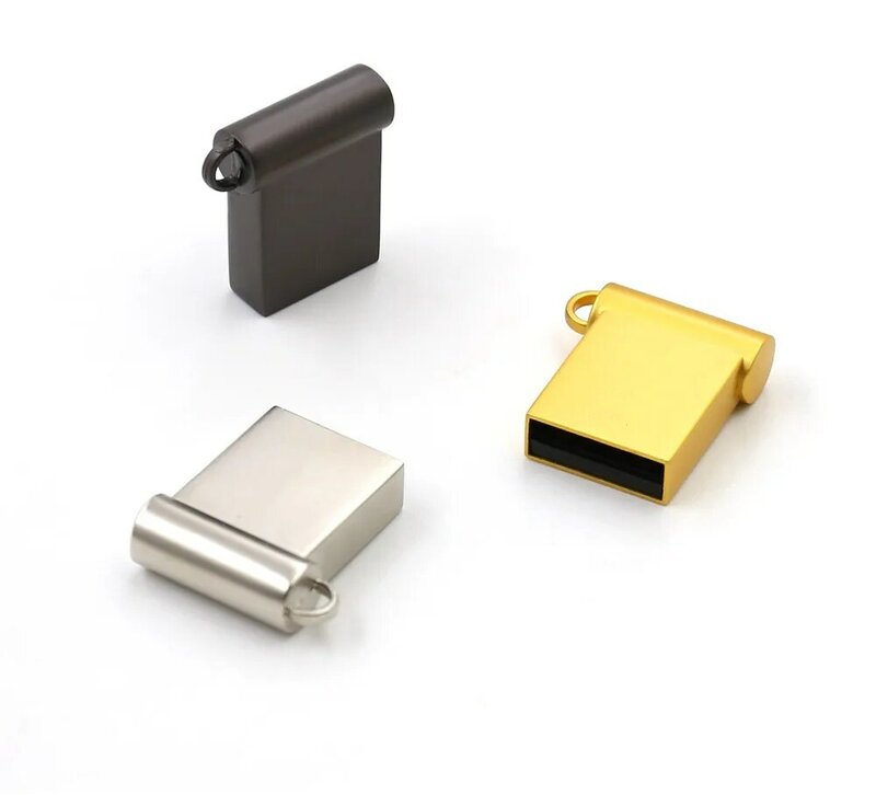 Metalen Mini Usb Flash Drive Pendrive Tiny Pen Drive U Stick U Disk Memory Stick Usb Stick Kleine Gift 4gb 8Gb 16Gb 32Gb 64Gb