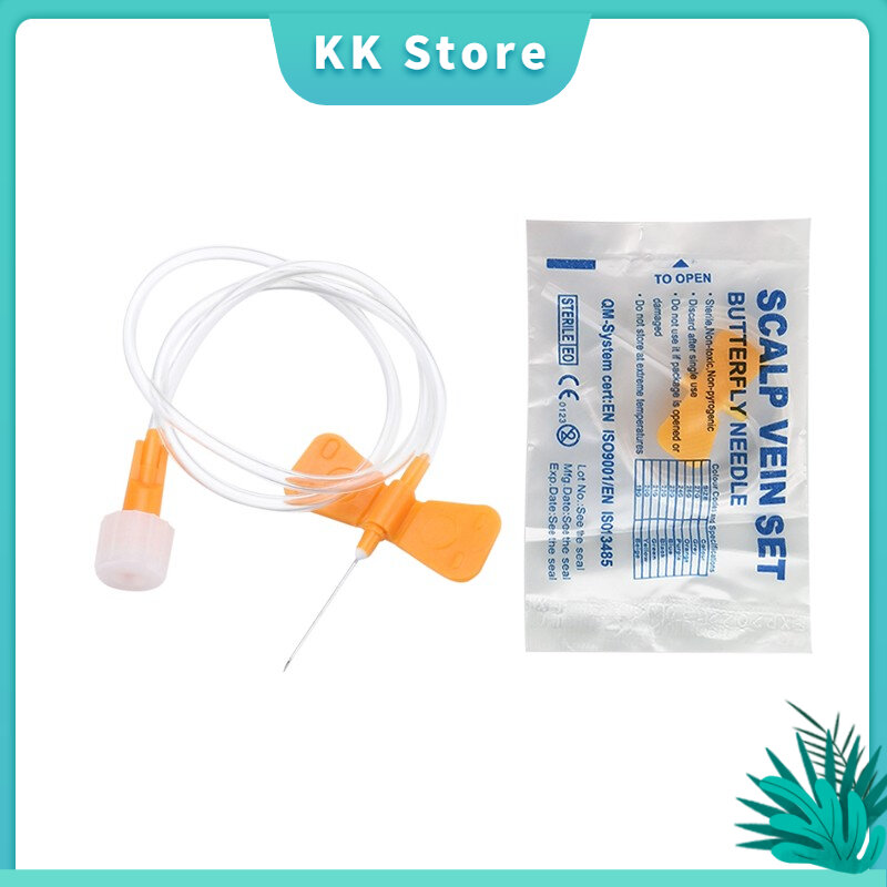 Disposable Sterile Scalp Vein Set Medical Scalp Vein Butterfly Needle with Double Wings for Infusion Set