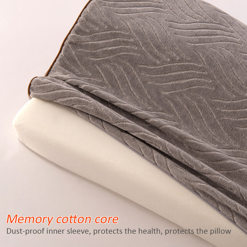 Confortável almofadas ortopédicas cervicais látex pescoço cuidados espuma de memória dormir quarto travesseiro cabeça pescoço suporte travesseiro