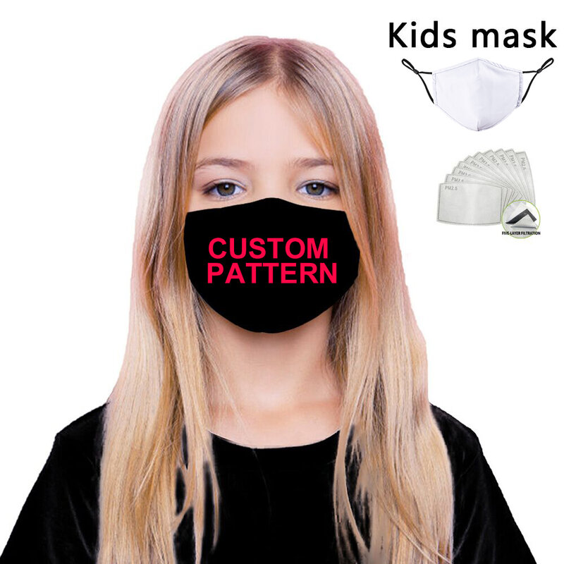 Máscara de rosto reusável lavável anti poeira pano tecido máscaras protetoras respirável personalizado adulto máscara facial mascarilla