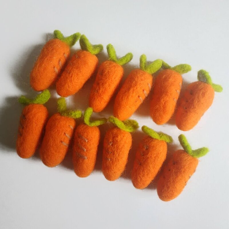 Реквизит для фотосъемки новорожденных в форме морковки маленький инструмент для фотосъемки маленьких девочек и мальчиков войлочный реквизит ручной работы