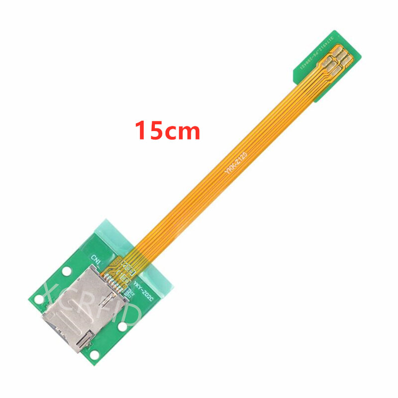 Sim Standaard Kabel Slot Uitbreiding Converter Fpc Kabel Met 15Cm 30Cm 2FF 3FF 4FF Nano Postive Maat Te full Size Pcb Vaste Board