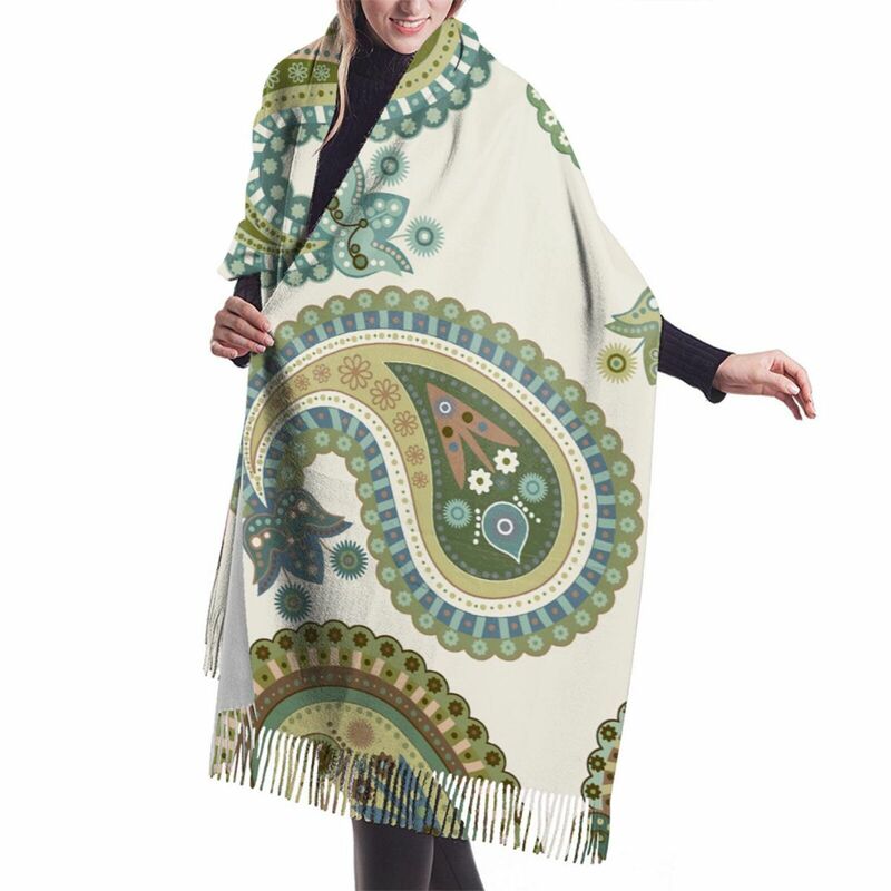 バンダナデザインの女性用タッセル付きスカーフ,高品質のラップ,イスラム教徒のヒジャーブ/オム