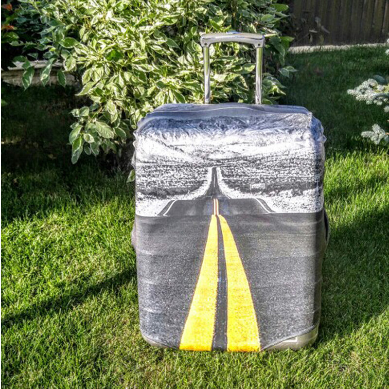 THIKIN Descendants Kids Travel Luggage Cover for Boys Girls School Trunk Suitcase Protective Cover Cartroon Travel Bag Protector