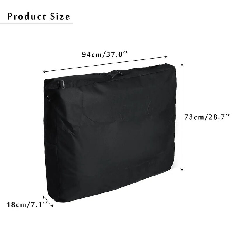 Дополнительная сумка для массажной кровати, прочная 600D Водонепроницаемая сумка из ткани Оксфорд для хранения макс. 180x7 0 см, кровать для красоты