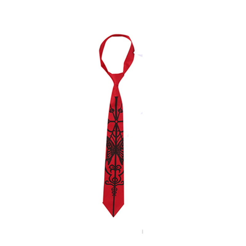 Tie Only !!! Danganronpa Dangan-Ronpa Junko Enoshima / Celestia Ludenberg / Mahiru Koizumi Hand-made Tie For Halloween Cosplay