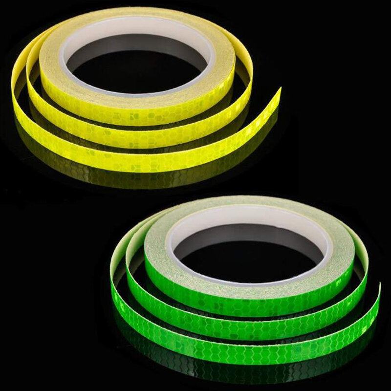 Reflective Stickers Cycling Fluorescent Tape MTB Bicycle Adhesive Tape Safety Decor Sticker Accessories