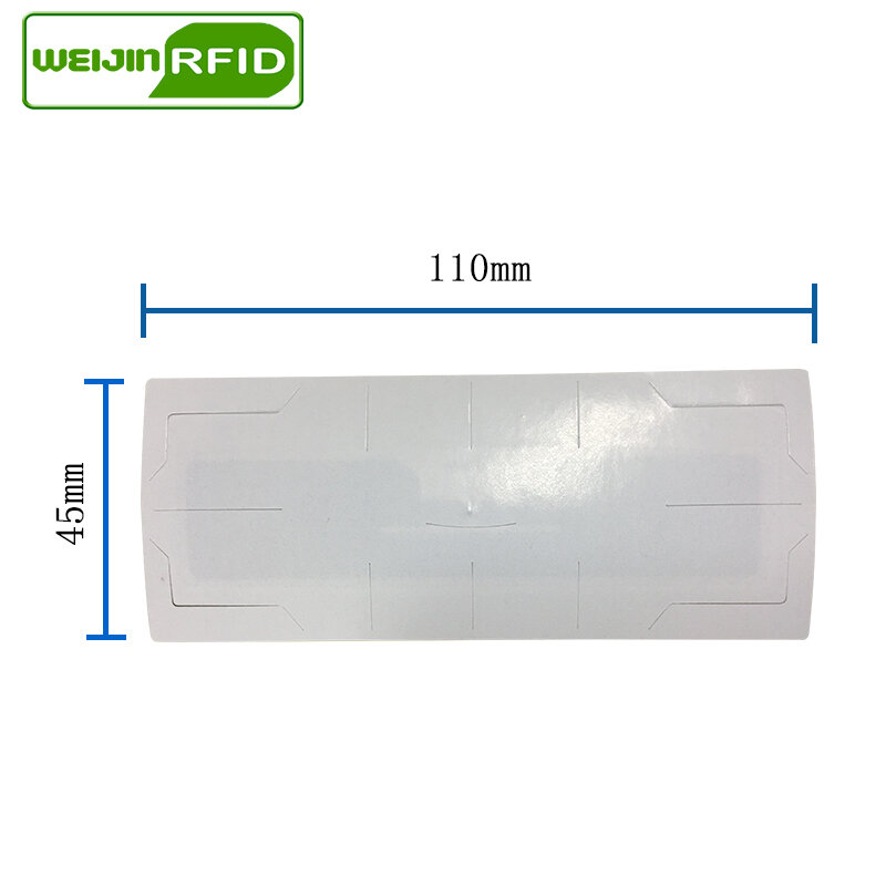 RFID tag UHF sticker vehicle windshield EPC 6C 915m 868m 860-960M Alien Higgs3 anti-tear adhensive passive printable RFID label