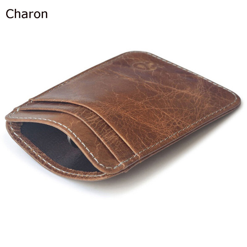 Skórzany portfel męski brązowy portmonetka mały Mini etui na karty portfel męski kieszonkowy cienki portfel portfel Slim portfel 2022 nowy