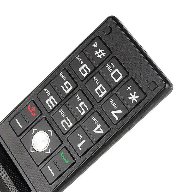UNIWA  X28 10CP Flip Mobile Senior Phone 1200mAh GSM Big Push-Button Dual SIM FM Russian Hebrew Keyboard Handwriting SOS Phone