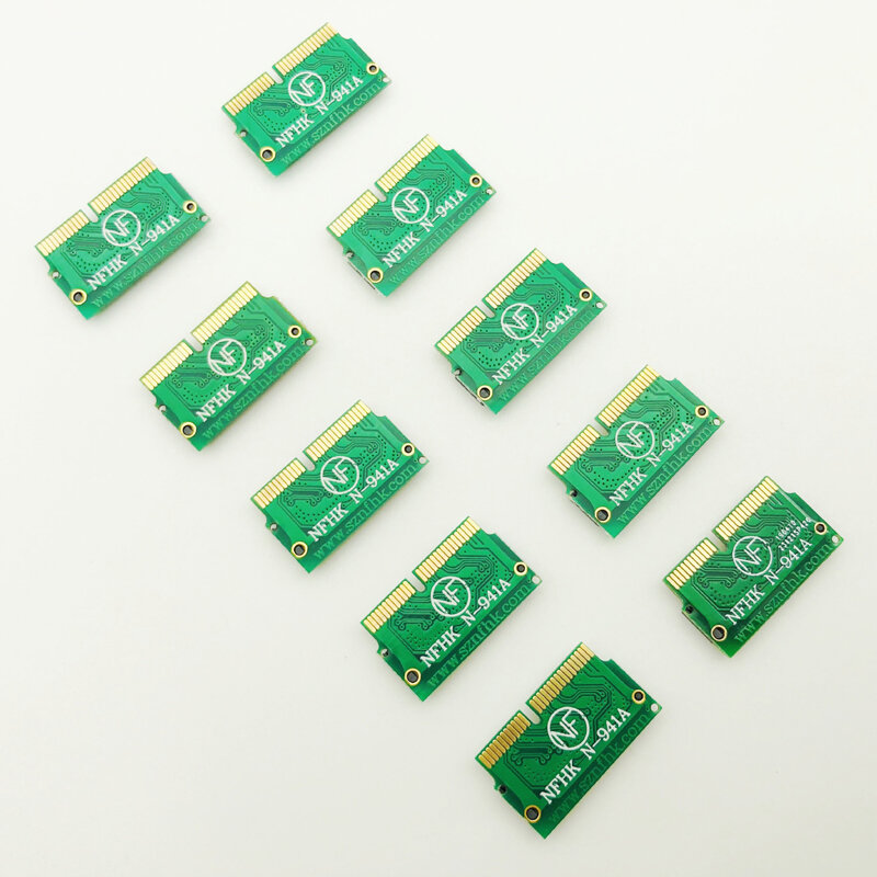 Tarjeta adaptadora NVMe PCIe M.2 M Key M2 SSD para Macbook Air 2013 2014 2015, tarjeta de expansión para Macbook Pro retina A1398 A1465/6, 10 Uds.