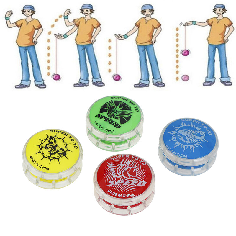 1pc profissional yoyo string truque yo-yo rolamento de esferas para iniciante adulto crianças clássico moda interessante brinquedo