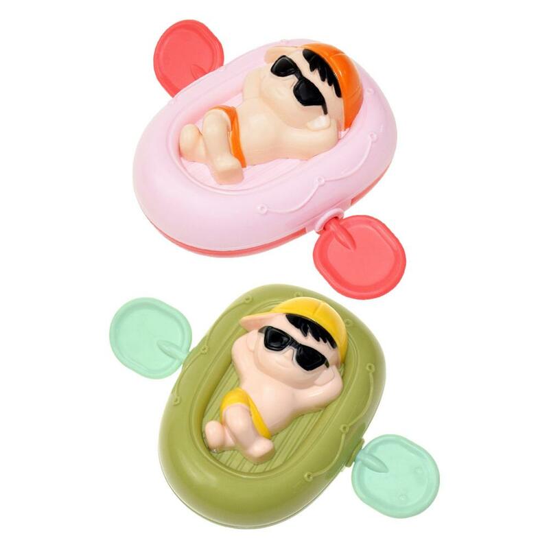 아기 목욕 장난감 클래식 태엽 플로팅 욕조 1 개, 유아를 위한 목욕 장난감 수영장 물 게임 유아 욕조 물 장난감