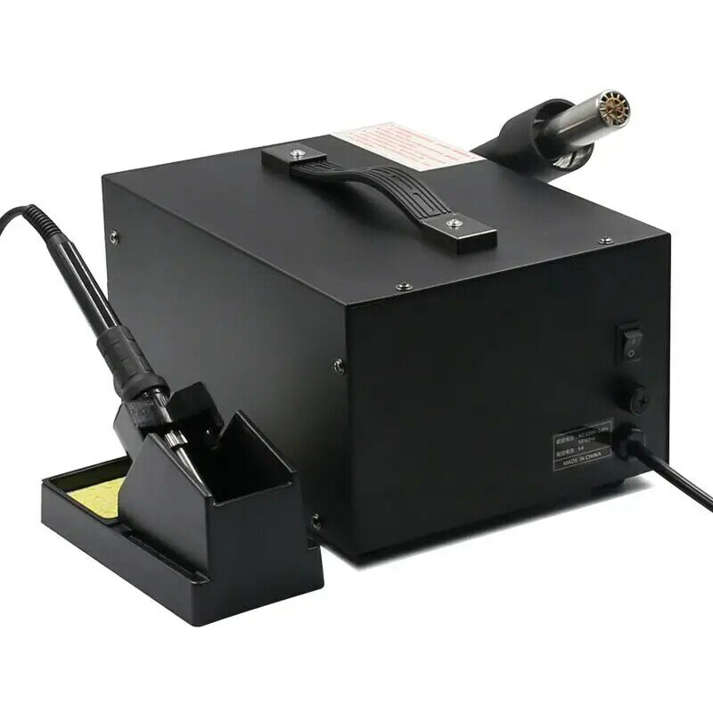 A-BF-estação de retrabalho com pistola de ar quente, 2-fones, display digital duplo, ss330d, ferramenta para soldagem, dessoldagem, calor, ferramentas de reparo