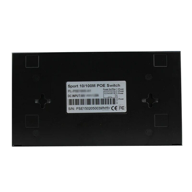 ANDDEAR-10/100 Mbps Rj45สวิทช์ Poe 802.3af 4 Poort Voeding 15.5 W สำหรับกล้อง Ip Nvr Ip เซนโฟน Wifi access Point Poe Switch