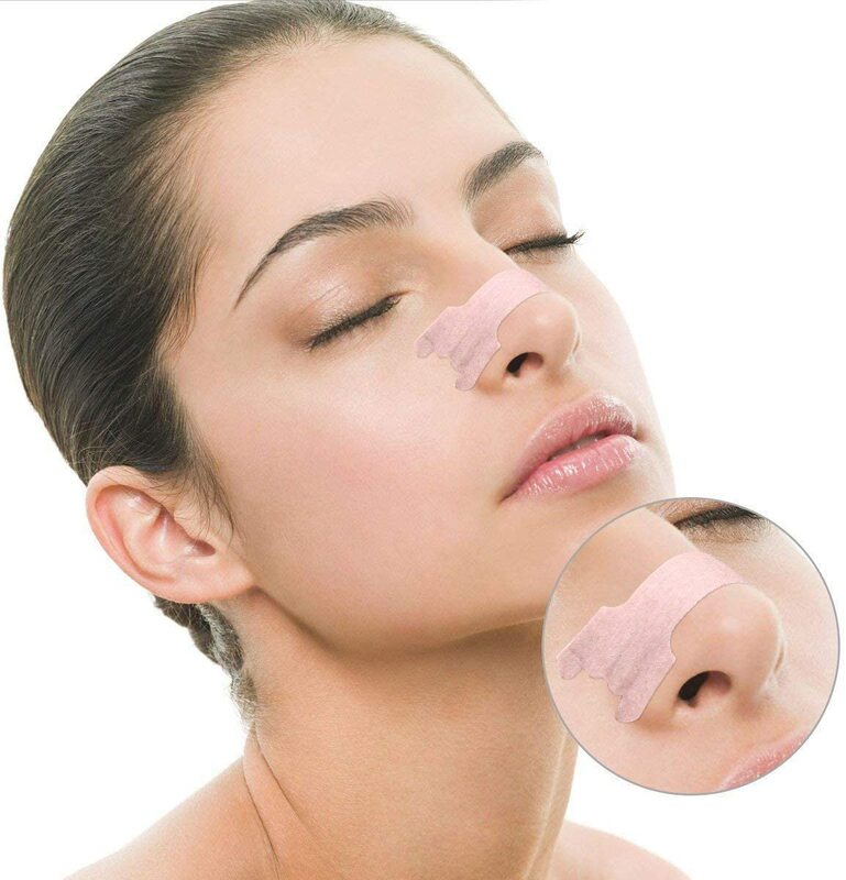 Tiras nasales para mejorar la respiración, parche Nasal para mejorar la salud del sueño, antirronquidos, 50 piezas