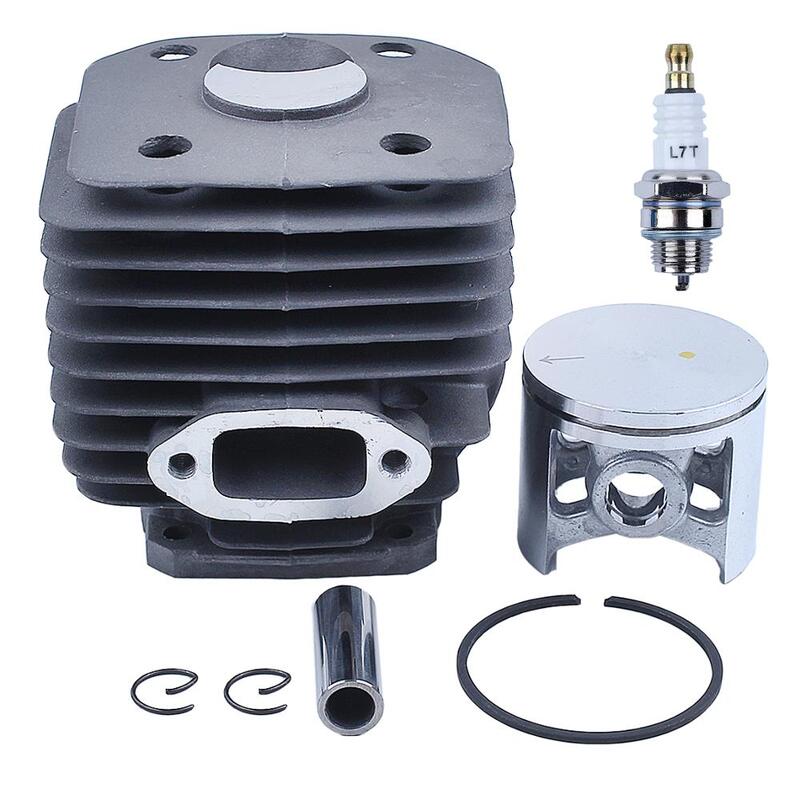 48mm Cylinder Piston Kit For Husqvarna 262xp 261 262 Gas Chainsaw Spare Parts 503541171 w Spark Plug