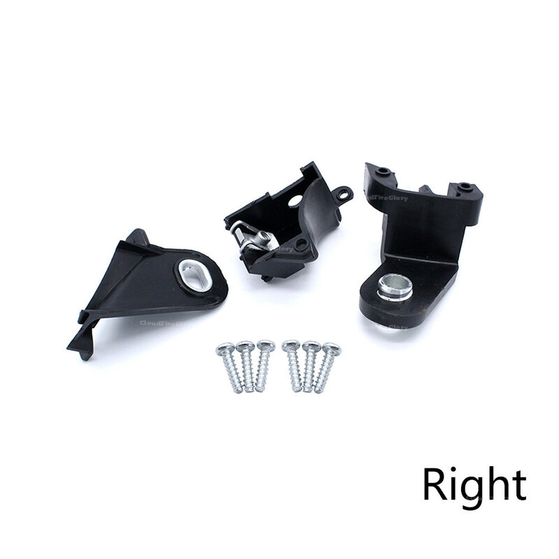 CloudFireGlory Front Left & Right Headlight Head Lamp Bracket Lug Repair Kit 51816682 51816681 For Fiat 500 2013 2014 2015 2016