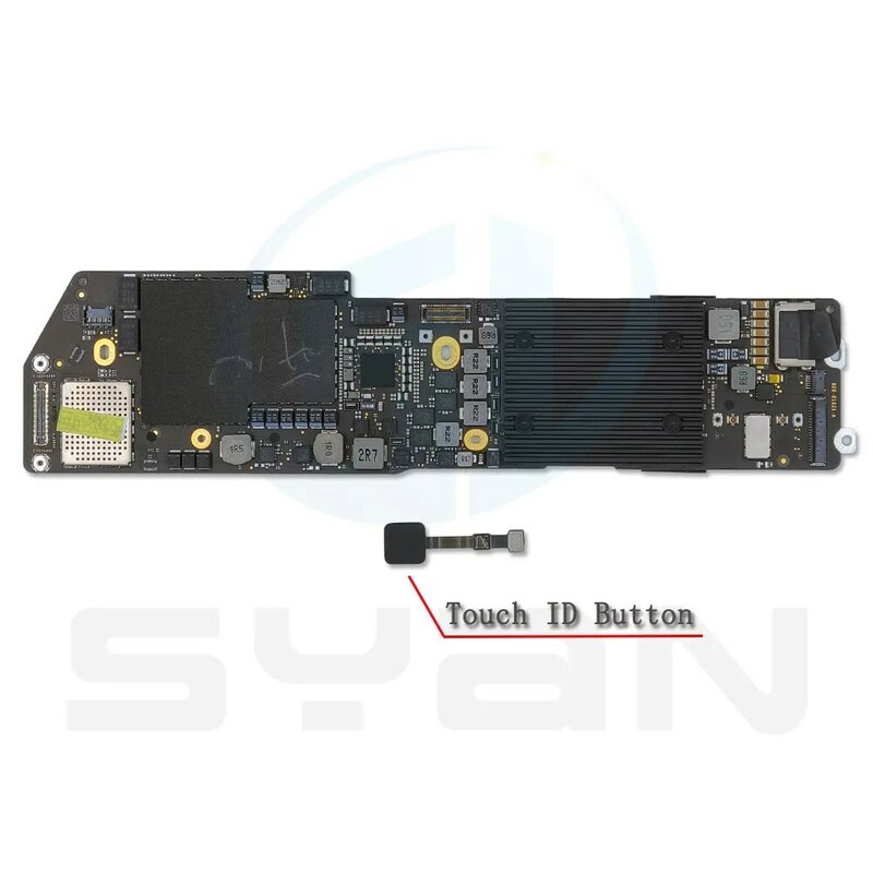 เมนบอร์ด A1932สำหรับ MacBook Air 13.3 ”1.6GHz 8GB 128GB SSD Logic BOARD พร้อมลายนิ้วมือ2018 820-01521-A