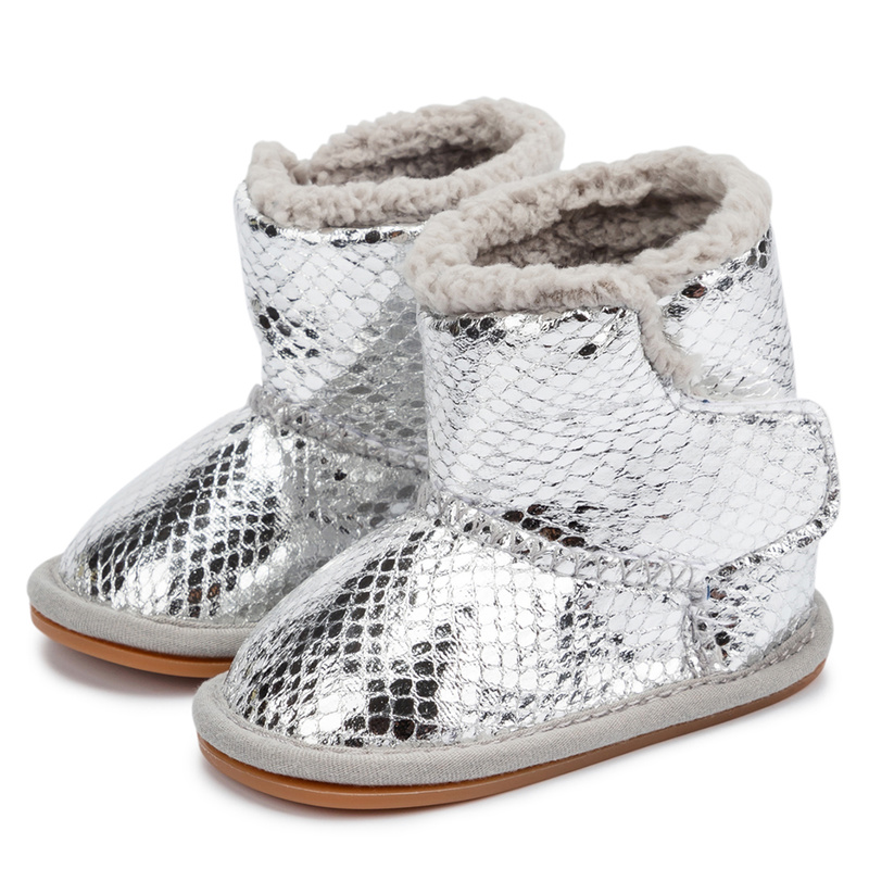 เด็กใหม่รองเท้าบู๊ทรองเท้าเด็กทารกผู้ชายรองเท้า Multicolor ฤดูหนาวหิมะรองเท้า Anti-Slip ยางนุ่ม First Walkers Crib รองเท้า