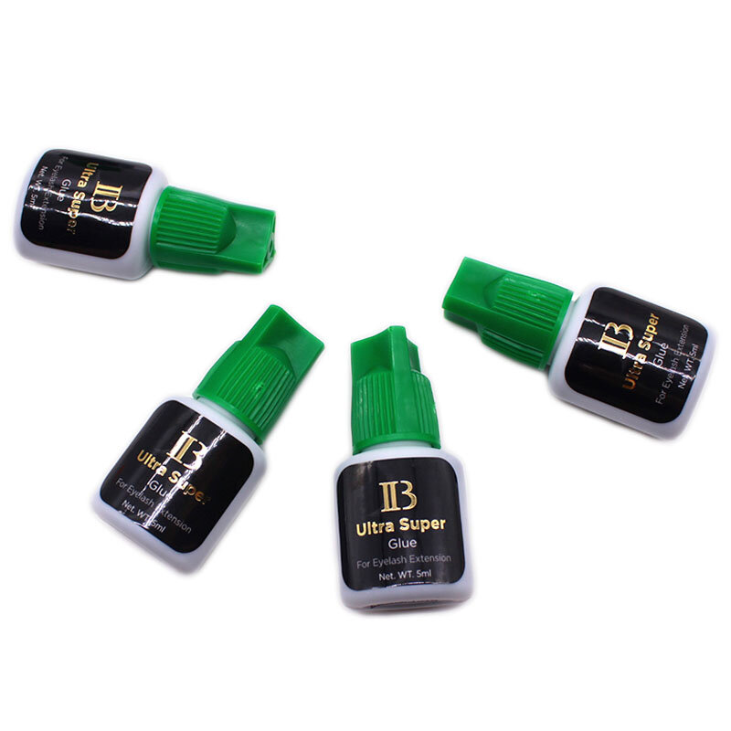 Korea Original IB Ultra Super Glue for Eyelash Extensions 5ml Professional IB Green Cap Glue False Lash Adhesive Makeup Tools