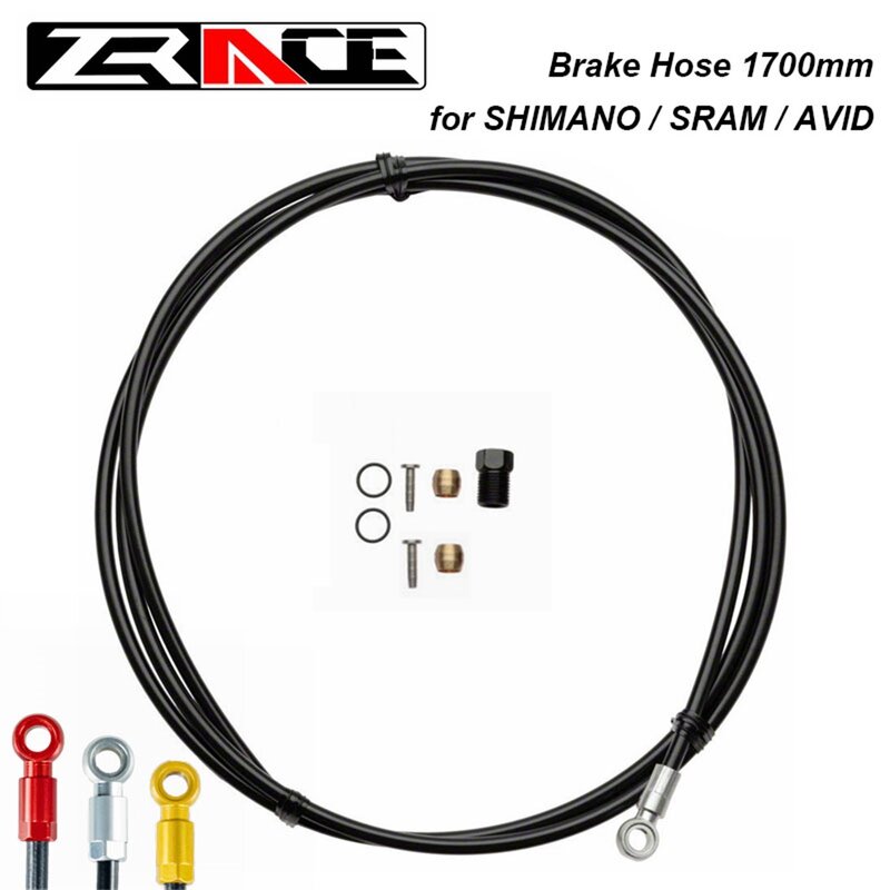 2024 NEW ZRACE 1700mm Five-Wire Joint Tubing Cuttable Hydraulic Disc Brake Hose for /AVID/XX/X0/X9/E/E5/E3 M640/M7000/M8000 BH90