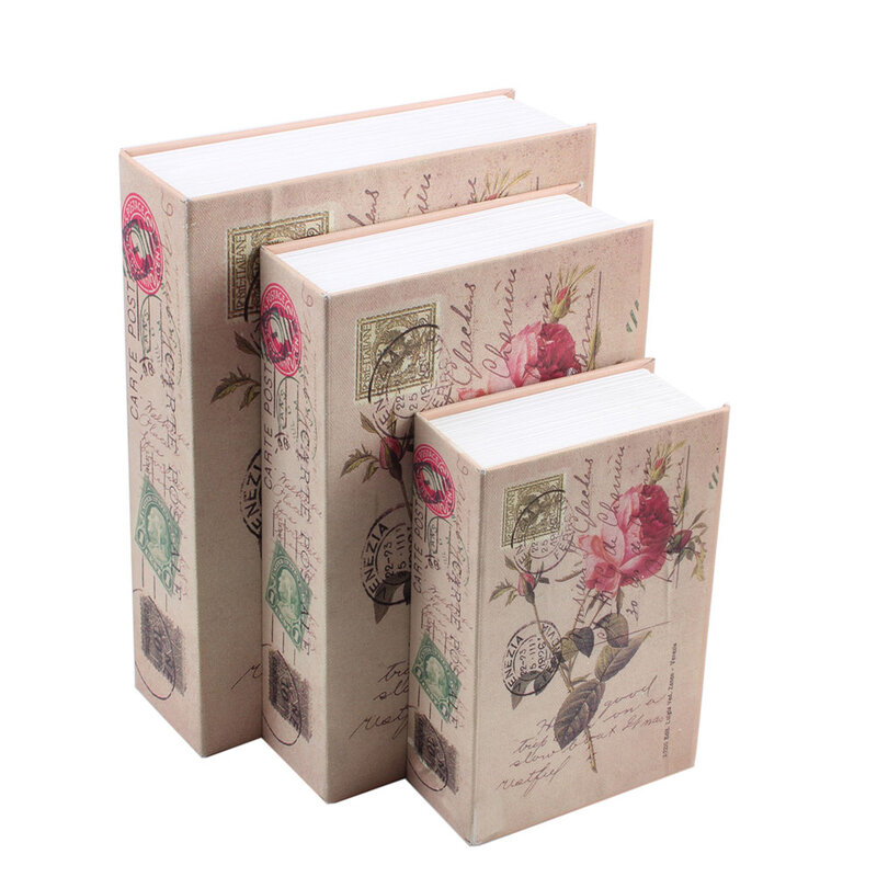 Livro cofres no caminho de um dicionário, caixa de dinheiro secreto, feito de aço metálico, mealheiro escondido, tamanho l 26.5x20x6.5cm