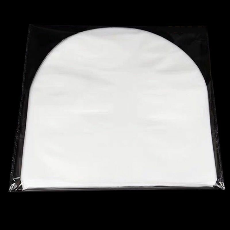 50Pcs 12" Clear Vinyl Record Protecter LP Record Bags Anti-static Record Sleeves