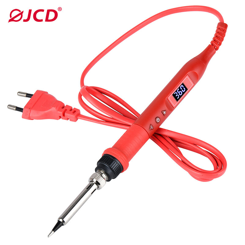 JCD 80W Soldering Iron 908U Update Multi-function Button Adjustable Temperature LCD Lighting Display Iron Electric Repair Tools