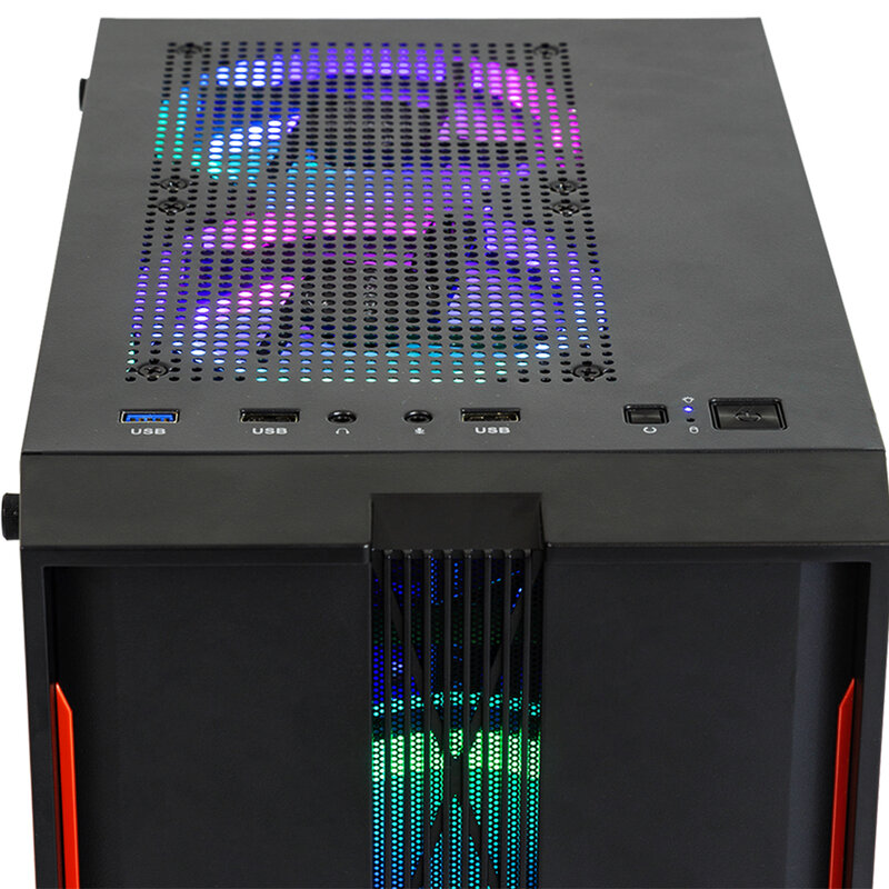 MXZ Gaming PC AMD R5 3600 16GB DDR4 Kartu Video RTX3060 500GBNVME Pc Gamer Lengkap untuk Gamer Komputer dengan Windows 10 Pro Key