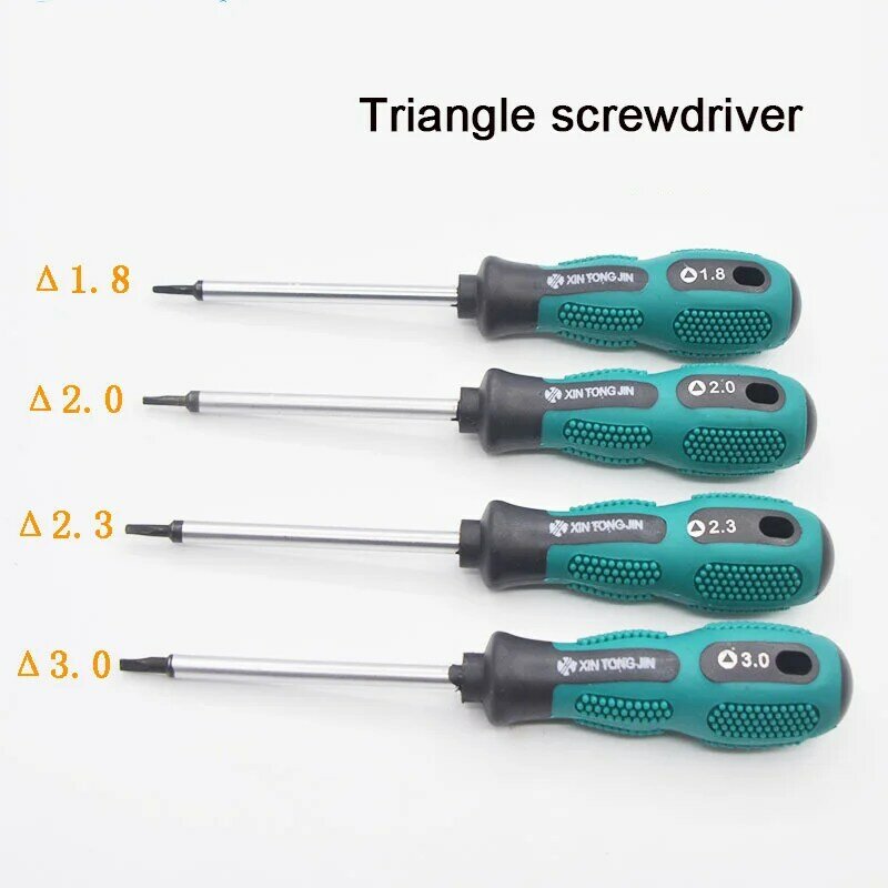 Triangle Screwdriver 1.8mm 2.0mm 2.3mm 3.0mmCR-V Magnetic Anti-Skid Screwdriver Home Appliances Funiture Repaire Tools Screw