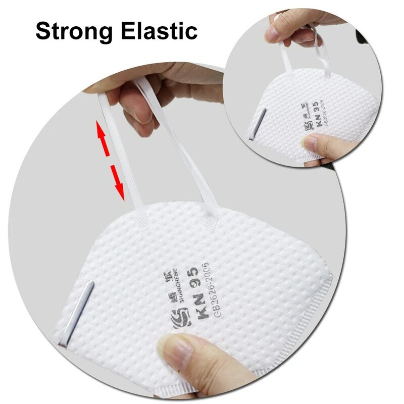 20pcs Fast Shipping N95 Half Face 4 Layers Non-disposable Reusable Protective Mask for Adult Professional Anti Allergy Dust KN95