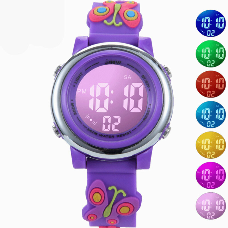 Marke Kinder Luminous Elektronische Uhr Student Im Freien Sport Kalender Wecker Led-anzeige Junge und Mädchen Handgelenk Uhren