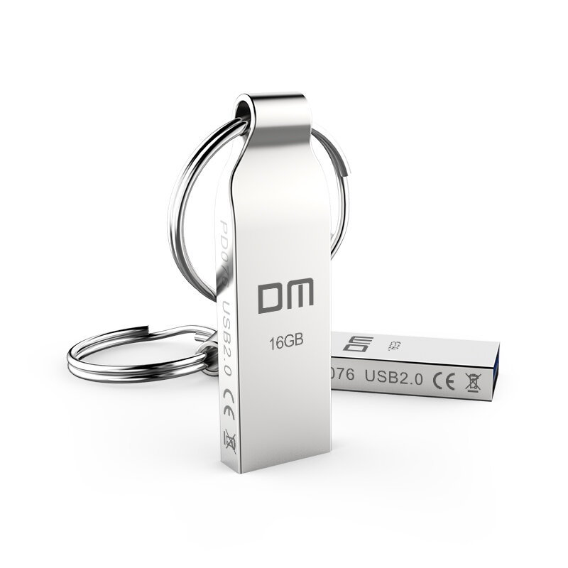 DM PD077 de Metal de 4GB, 8GB, 16GB y 32 GB de memoria Flash USB Drive 10 unids/caja