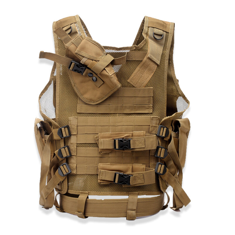 Tactical Vest Men Cs Molle Armor Vest Outdoor Tactical Gear Army Paintball Airsoft Vest Hunting Body Armor