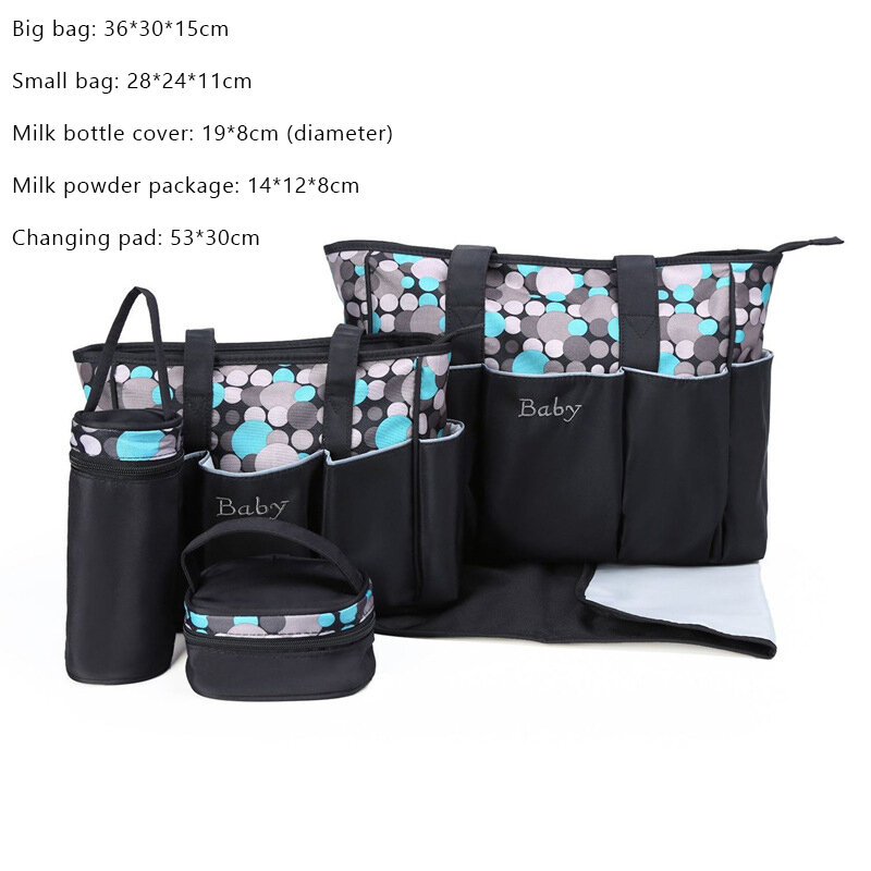 Moms Shouder Diaper Bag Suit Maternity Bag for Baby Multifunctional Large Capacity Mummy Travel Nursing Bag Baby Nappy Bags