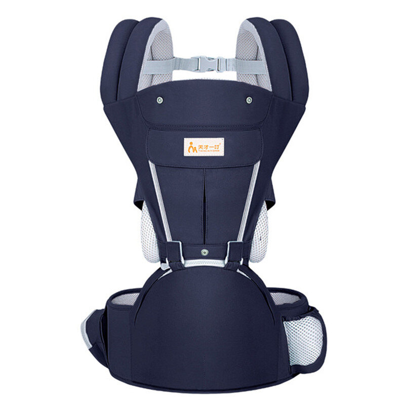 Oddychający ergonomiczny Hipseat nosidełko dla dziecka niemowlę dziecko w obliczu kangur otulaczek chusta dla noworodka podróż 0-48 miesięcy dziecko torba