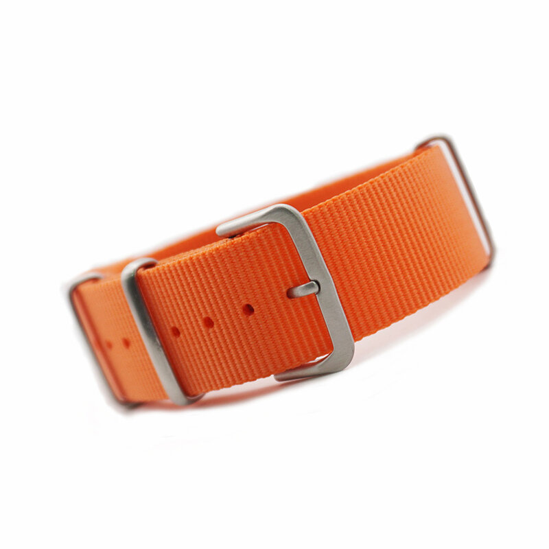 Waterproof Nato Zulu Nylon Straps High Quality 20mm22mm Black Orange Watchband Men Women's Sport Military WristWatch Accessories