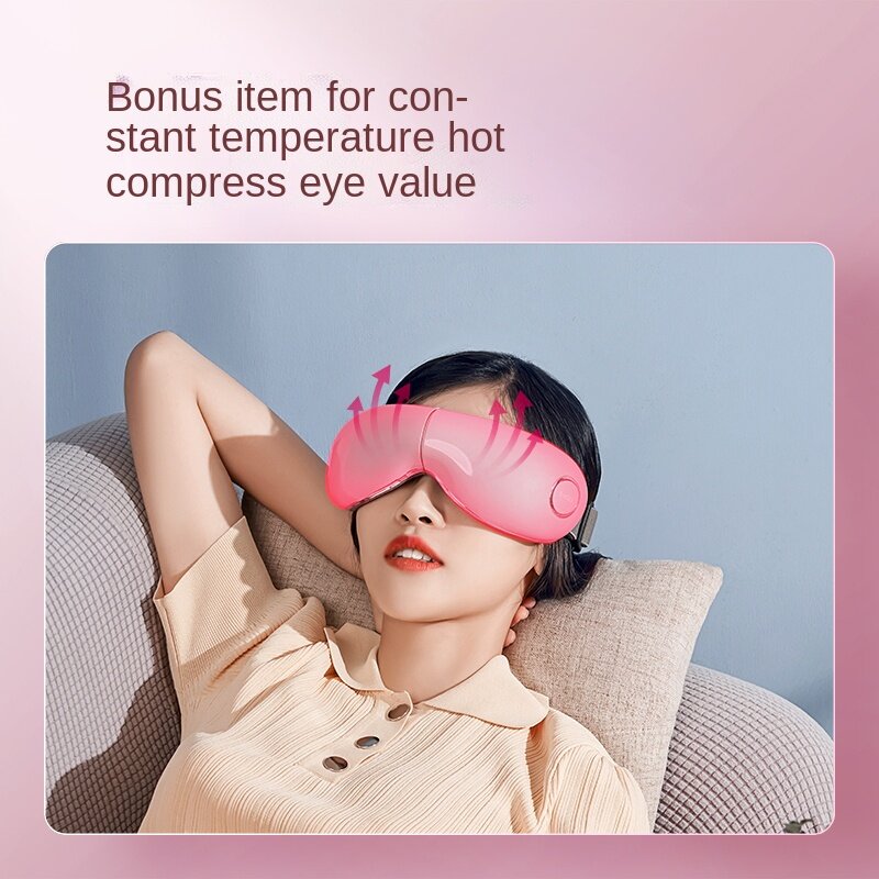 Inteligentny pielęgnacja oczu maszyna elektryczny masażer do oczu drążek osiowy zmęczenie oczu suche gorący kompres do masażu
